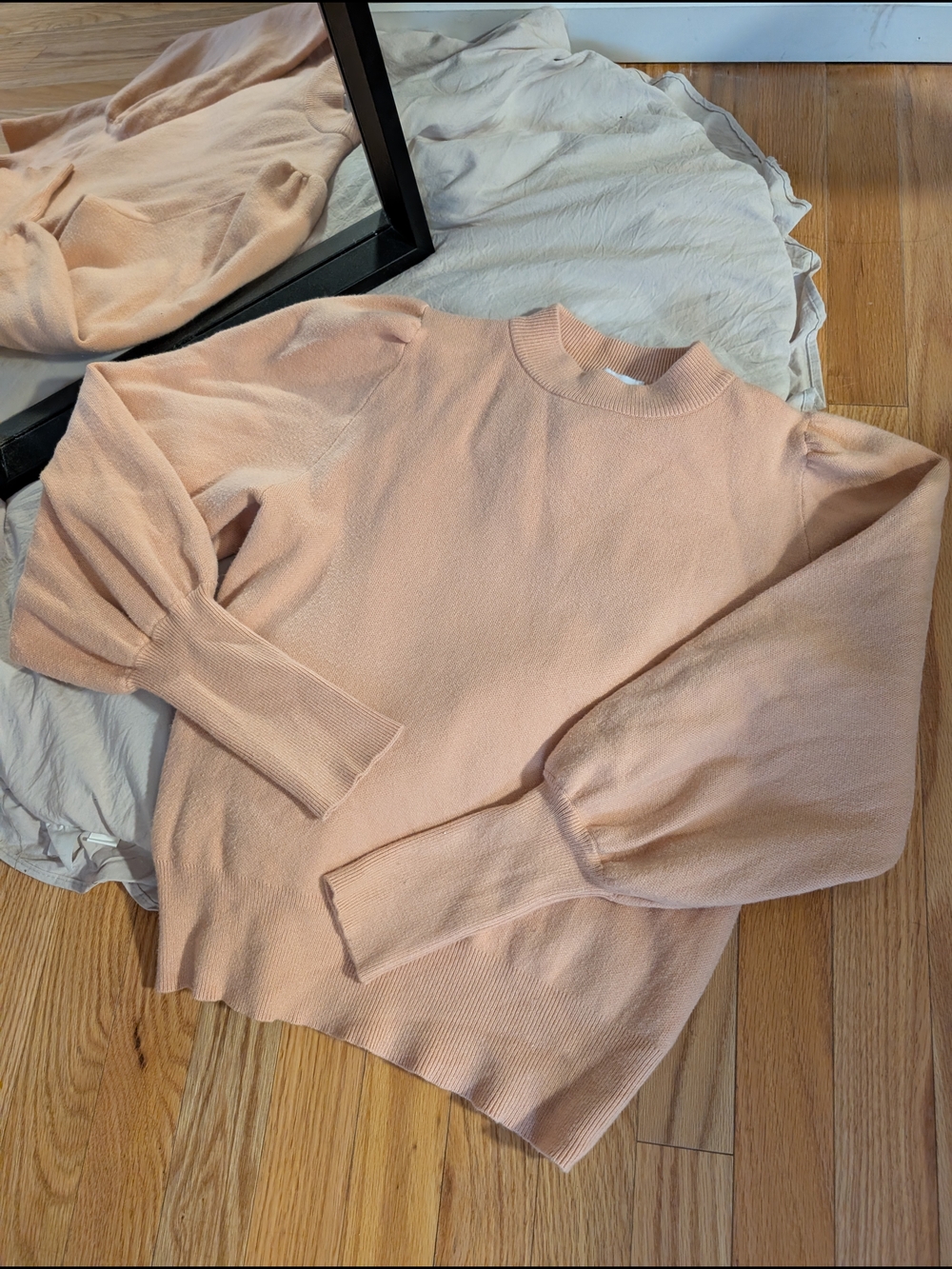 Zara Peach Crewneck Sweater - Picture 7 of 7